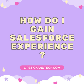 How do I gain Salesforce experience icon