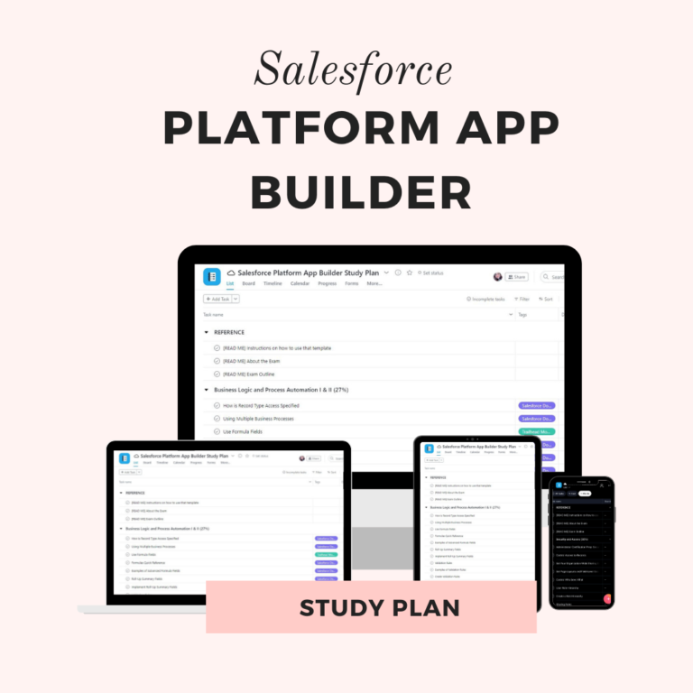Salesforce Platform App Builder – Lipstick and Tech Study Plan – Lipstick and Tech