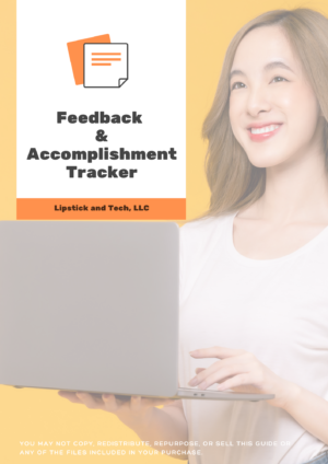 Career Achievement & Feedback Tracker Template | Professional Development Tool